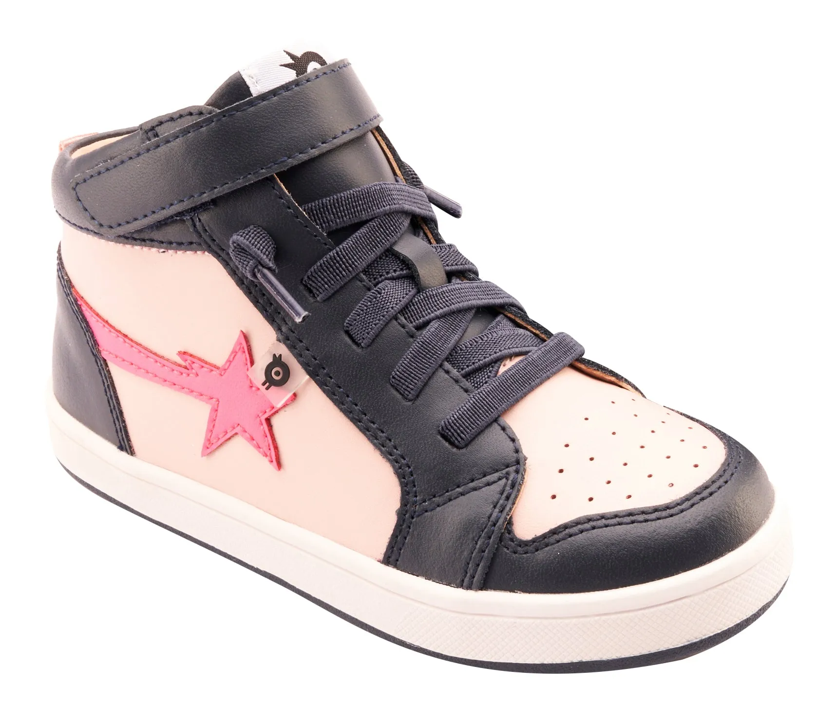 Old Soles Girl's 1007 Team-Star Casual Shoes - Powder Pink / Neon Pink Online Presence