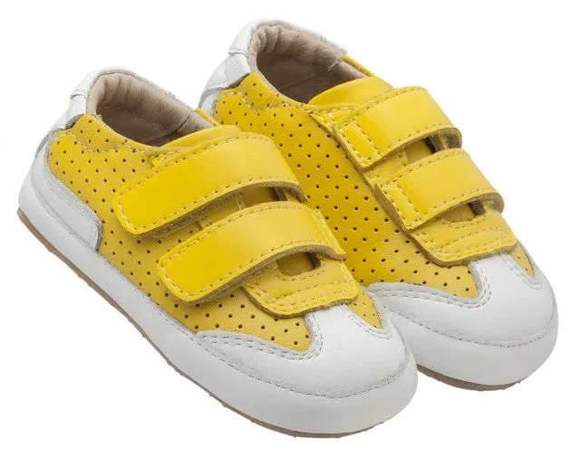 Old Soles Girl's and Boy's 0025R Chaser Sneakers, Sunflower/Snow Infant Shoes