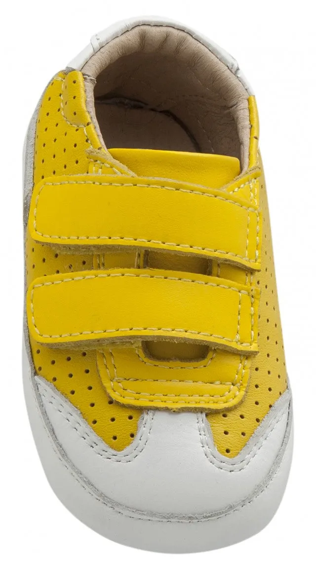 Old Soles Girl's and Boy's 0025R Chaser Sneakers, Sunflower/Snow Infant Shoes
