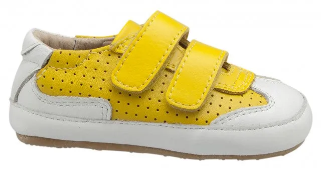 Old Soles Girl's and Boy's 0025R Chaser Sneakers, Sunflower/Snow Infant Shoes