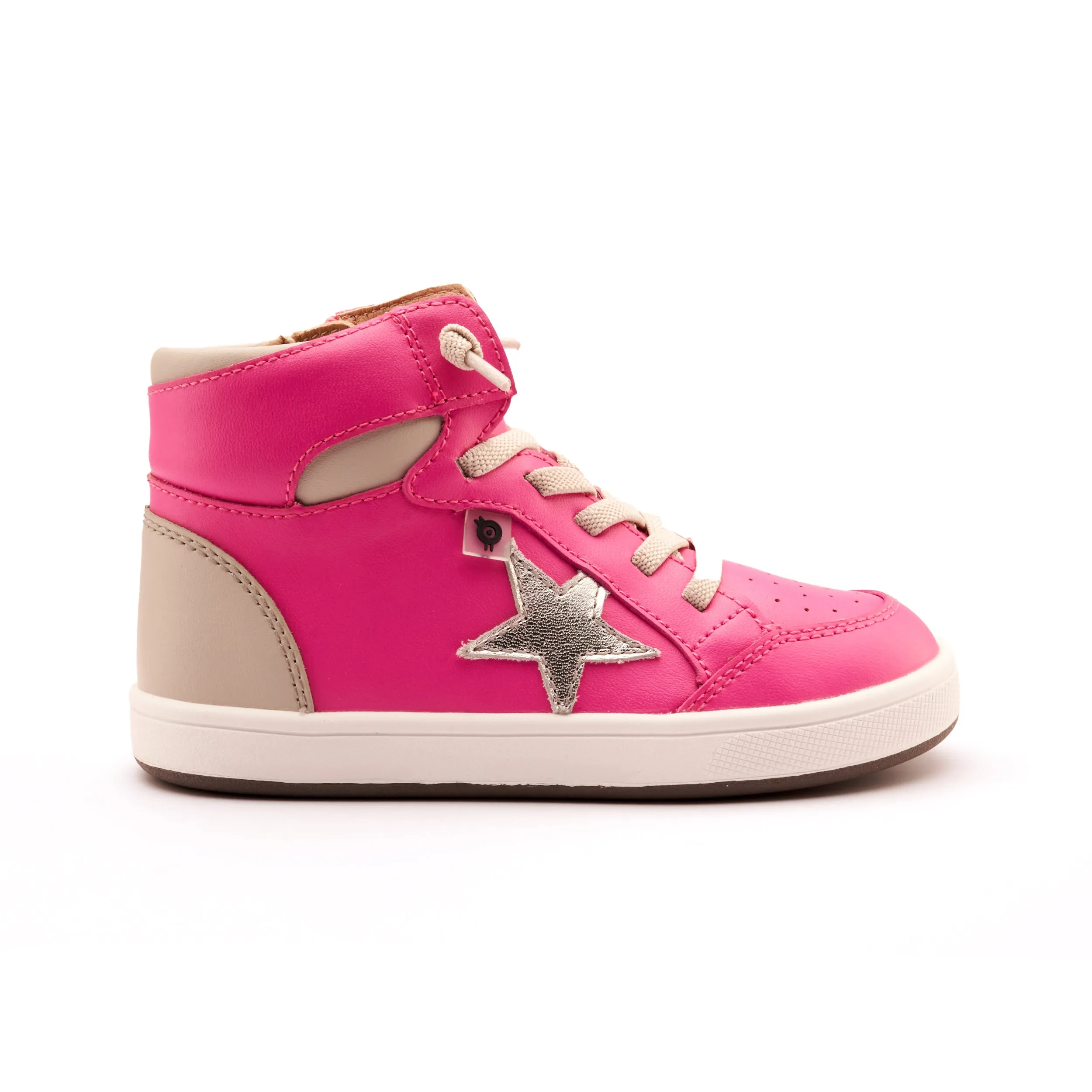 Old Soles Girl's and Boy's Starling Casual Shoes - Rosy / Gris / Silver Hiking Shoes