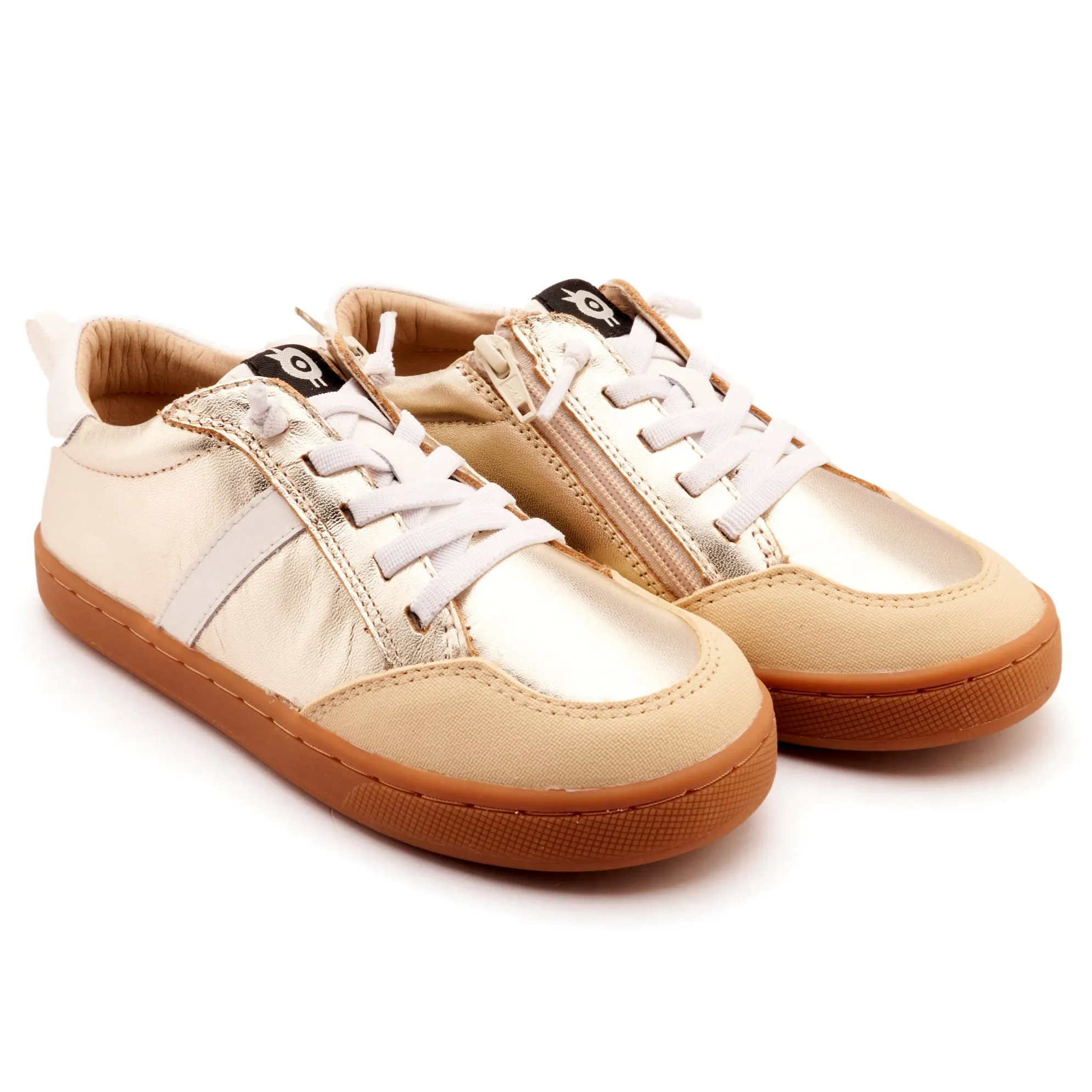 Playground - ready kids' shoes Durable kids' items Old Soles Girl's and Boy's Urban Road Casual Shoes - Gold / Snow