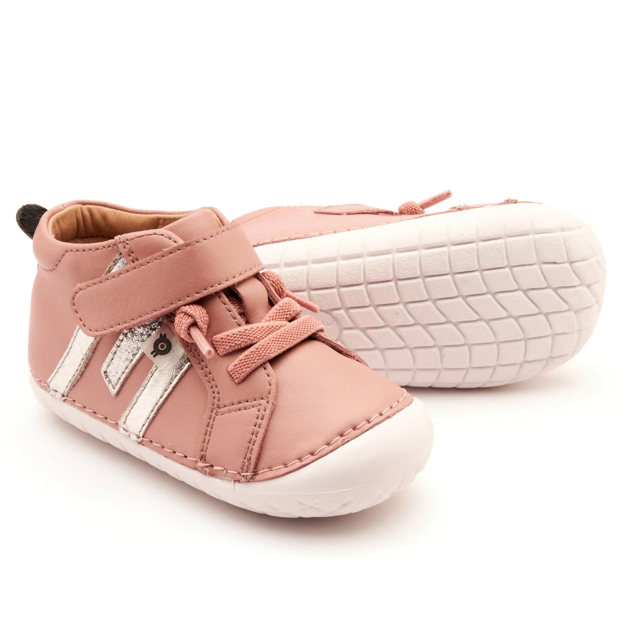Old Soles Girl's Away Pave Casual Shoes - Kiss / Silver / Glam Argent Neutral Kids