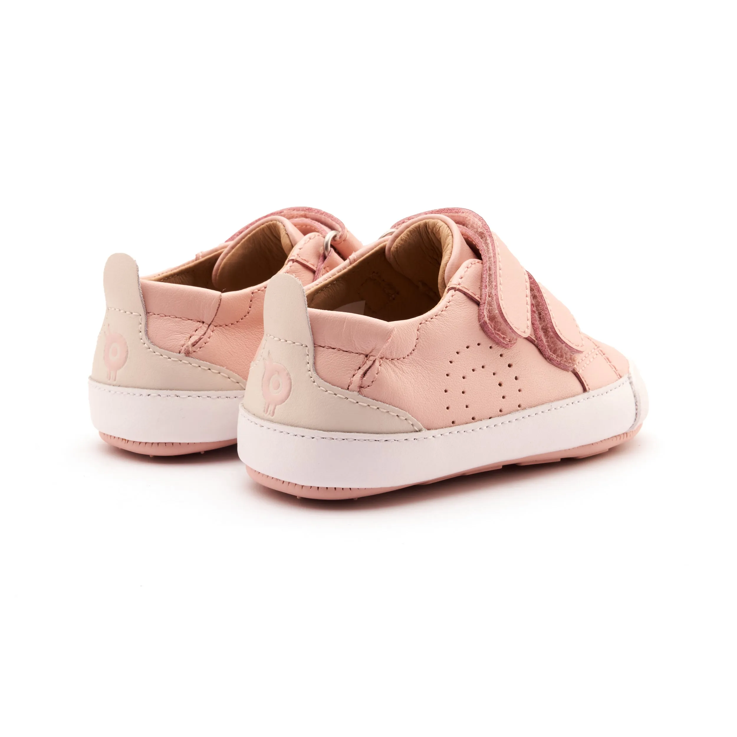 Old Soles Girl's BabyTot Casual Shoes - Powder Pink / Sporco Breathable Material