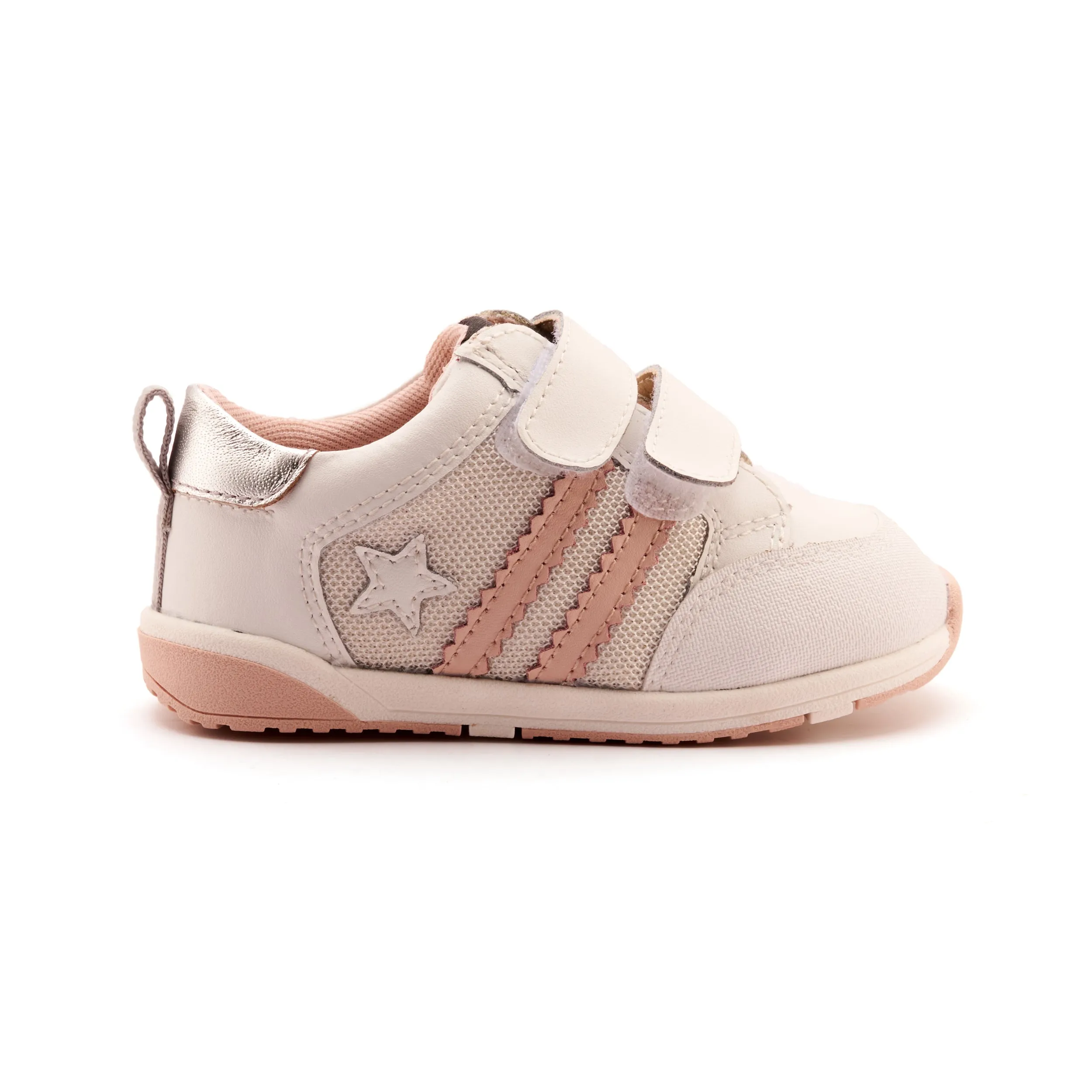 Old Soles Girl's Marvel Squad Casual Shoes - Snow / Powder Pink / Silver Light Kids