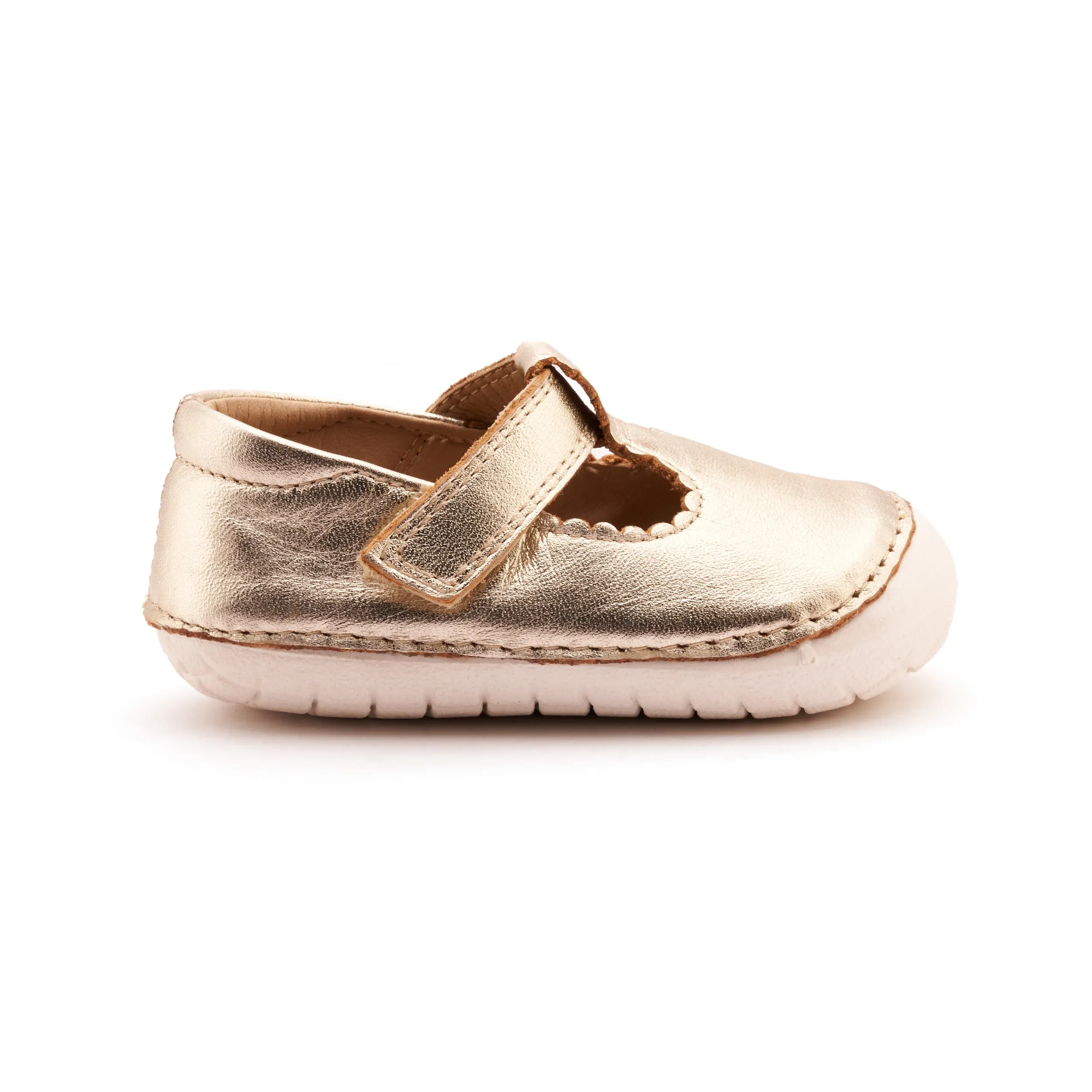 Old Soles Girl's Pave Classic-T Mary Jane Shoes - Gold / Snow Great Deals