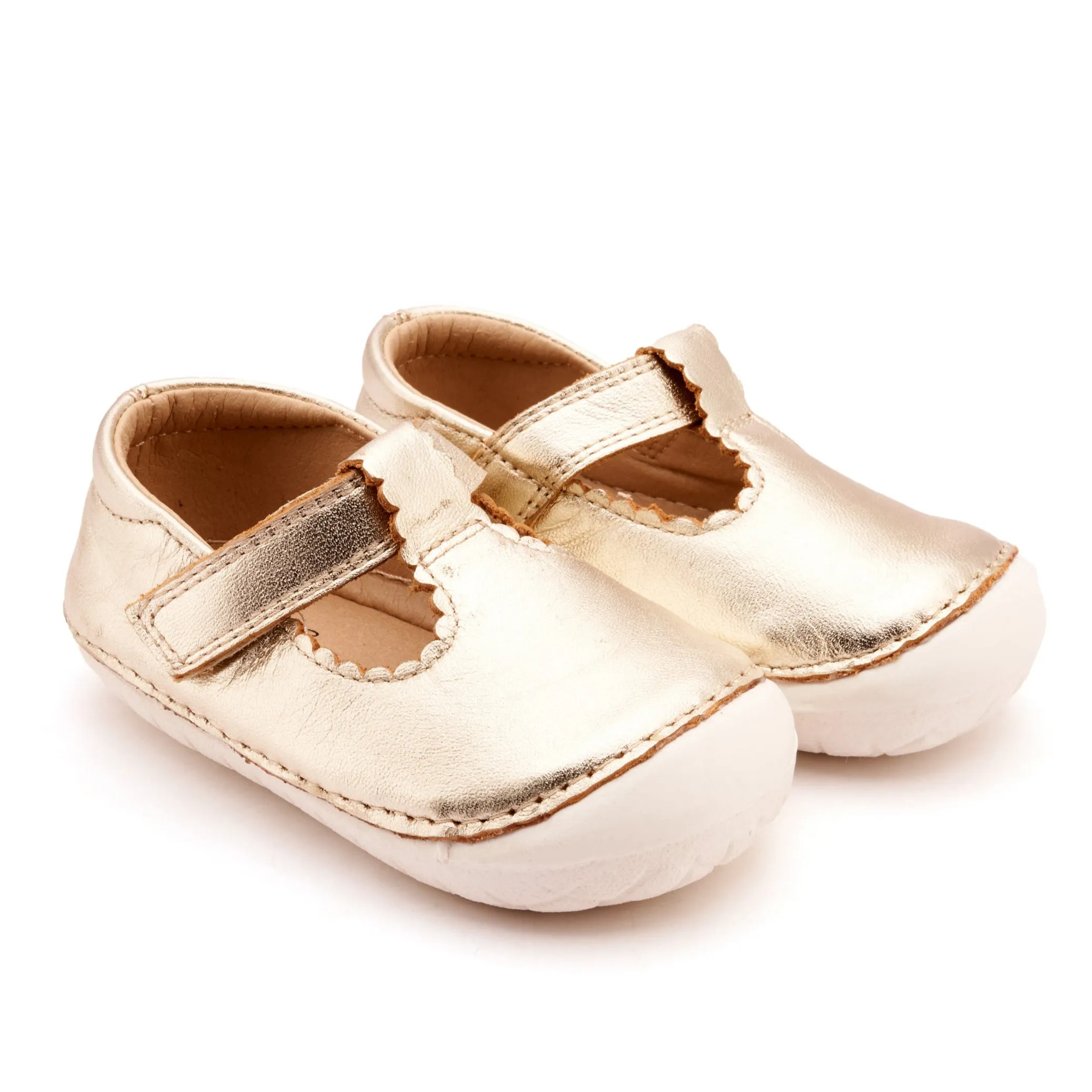 Old Soles Girl's Pave Classic-T Mary Jane Shoes - Gold / Snow Great Deals