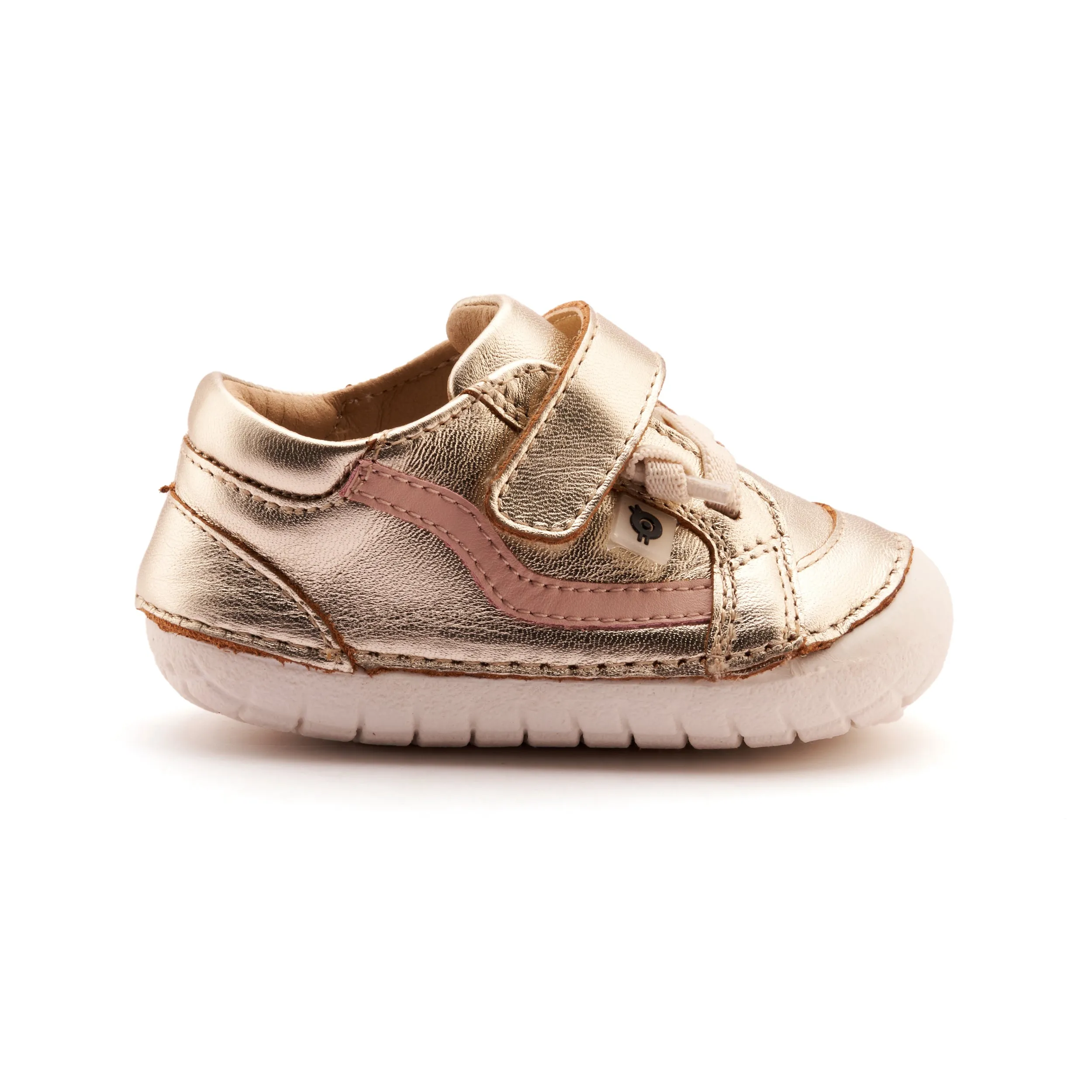 Old Soles Girl's Pave Squiggle Casual Shoes - Gold / Powder Pink Adolescent Shoes