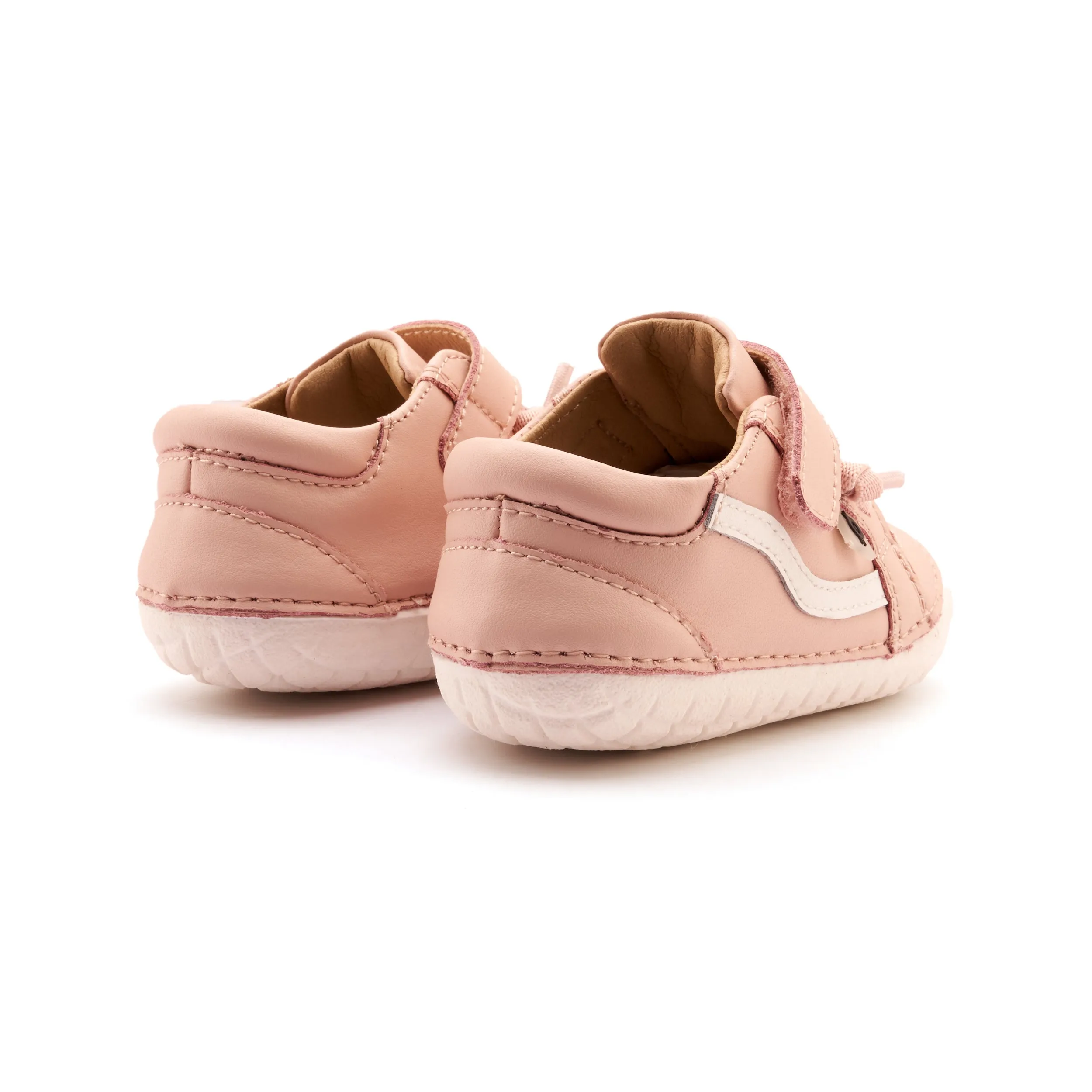 Old Soles Girl's Pave Squiggle Casual Shoes - Powder Pink / Snow High Ratings
