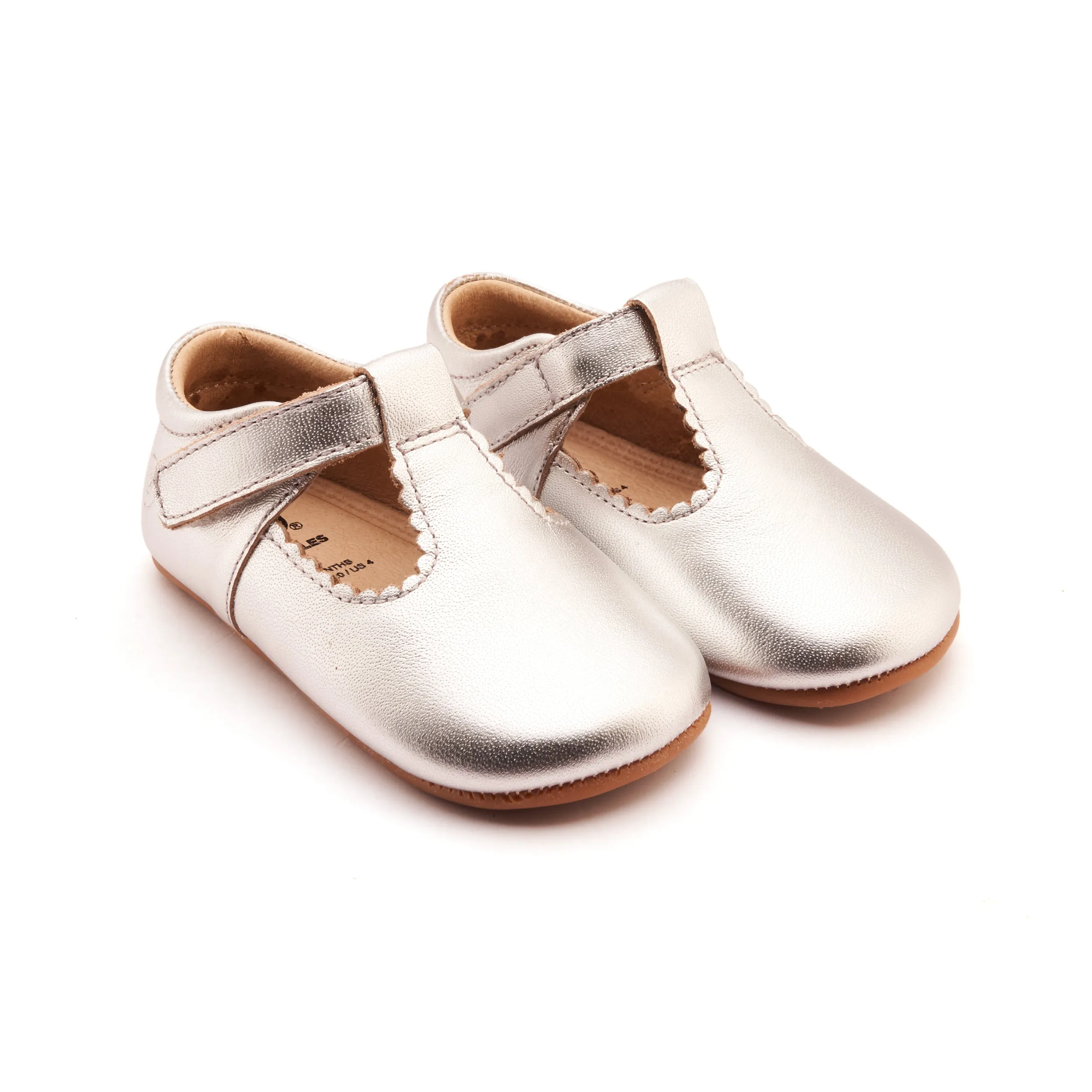 Old Soles Girl's Rose Baby Casual Shoes - Silver Running Shoes
