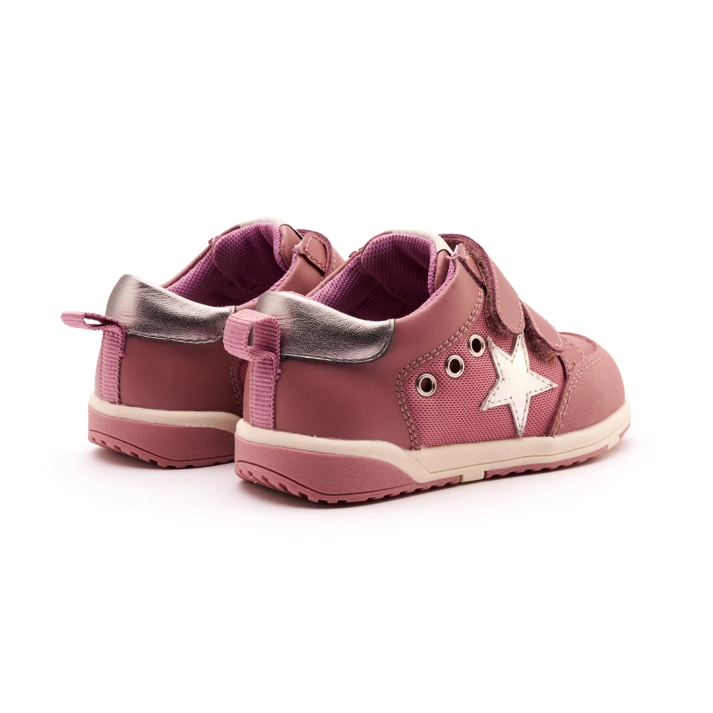 Old Soles Girl's Star Squad Casual Shoes - Malva / Rich Silver / Silver Quality Assurance