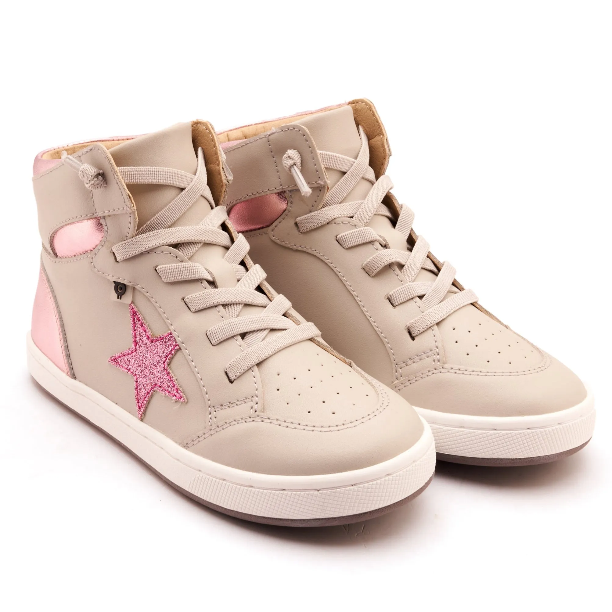 Child's clothing Boys' specific shoes Old Soles Girl's Starling Casual Shoes - Gris / Pink Frost / Glam Pink