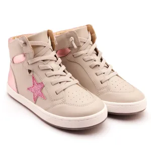 Child's clothing Boys' specific shoes Old Soles Girl's Starling Casual Shoes - Gris / Pink Frost / Glam Pink