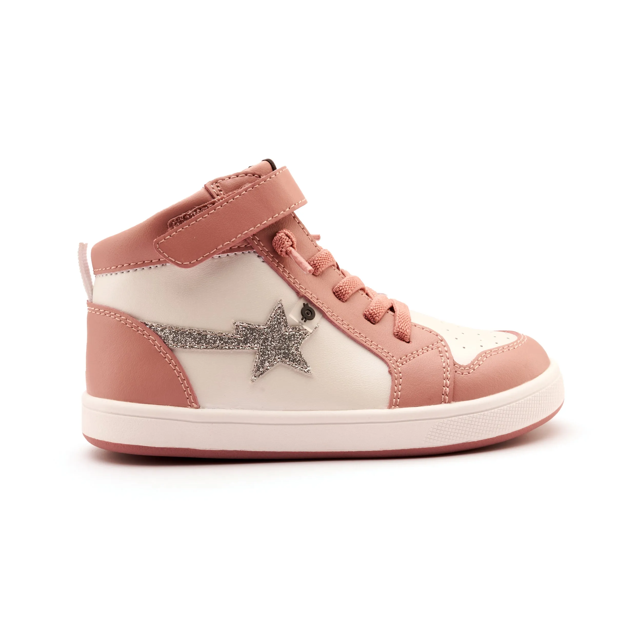 Old Soles Girl's Team-Star Casual Shoes - Kiss / Nacardo Blanco / Glam Argent Unique Styles