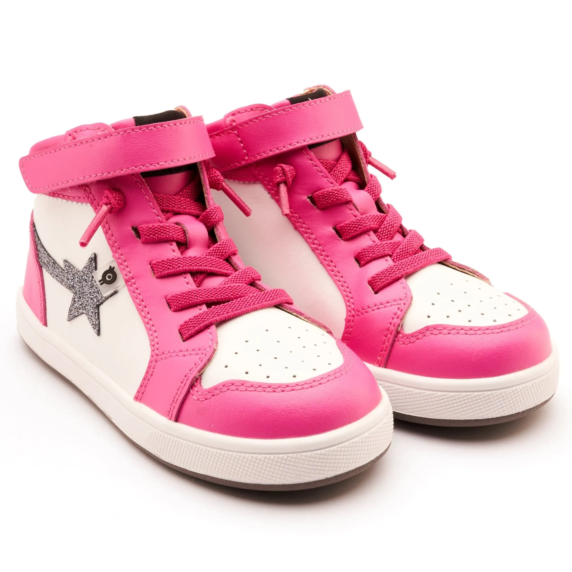 Old Soles Girl's Team-Star Casual Shoes - Rosy / Snow / Glam Gunmetal Product Range