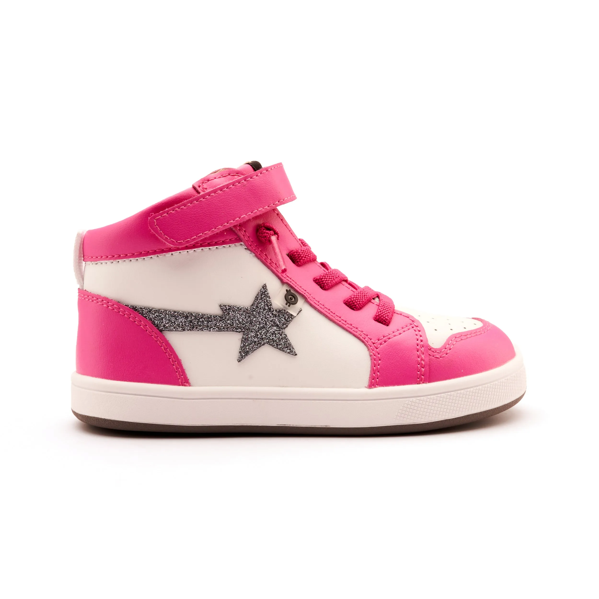 Old Soles Girl's Team-Star Casual Shoes - Rosy / Snow / Glam Gunmetal Product Range