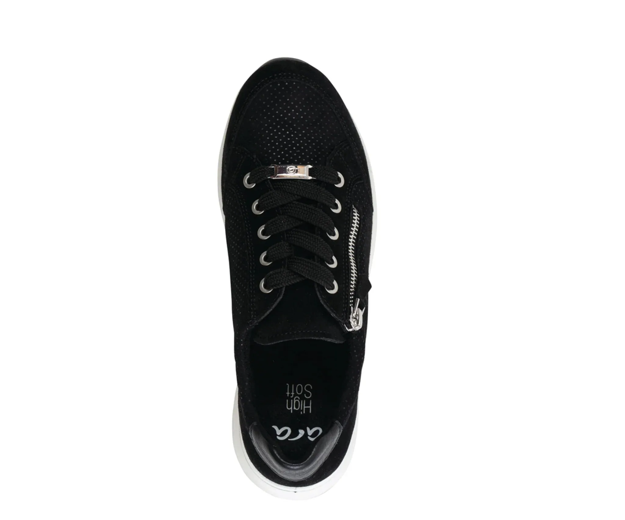 Oleanna Women's Zip Sneaker Built-in wear