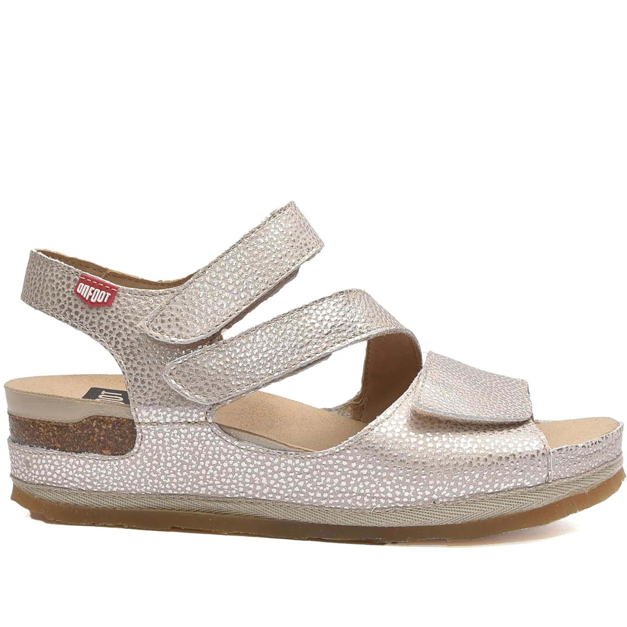 ON FOOT 206 AUSTIN SANDAL - STARLIGHT GOLD Seamless Wear