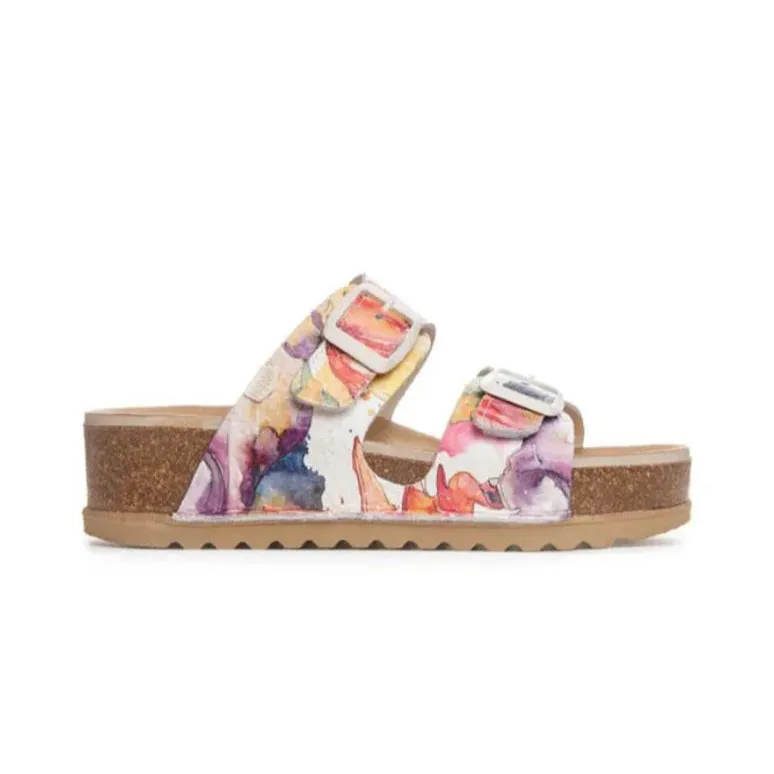 ON FOOT AURORA FLORES - WHITE MULTI Perfect for Outdoors