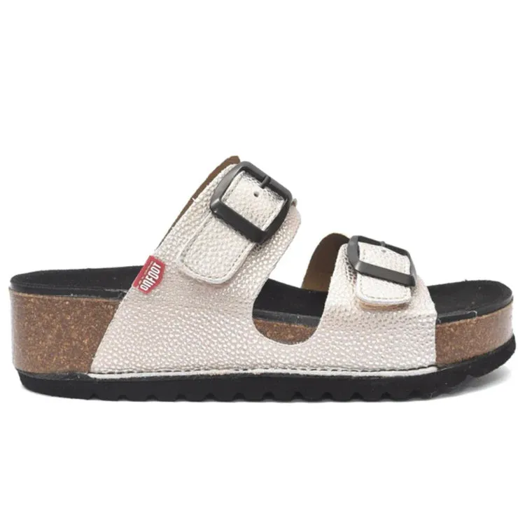 ON FOOT NAOSHIMA - GOLD STARLIGHT Designer Sandals
