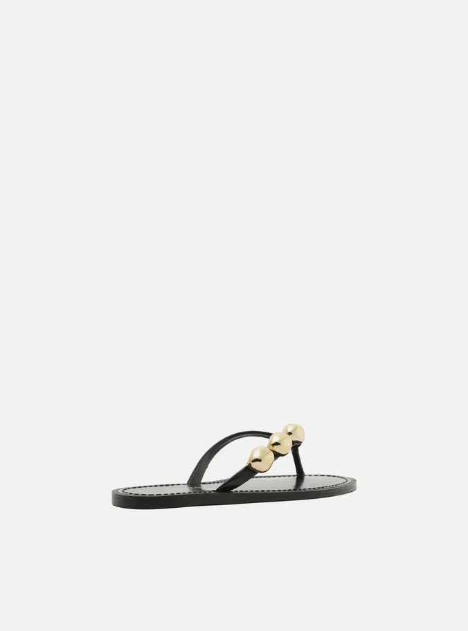 On Trend Sunny Leather Flat