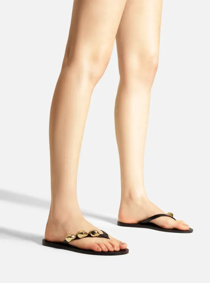 On Trend Sunny Leather Flat