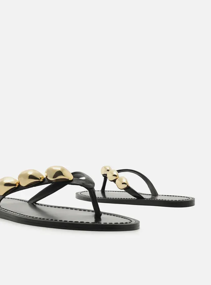 On Trend Sunny Leather Flat