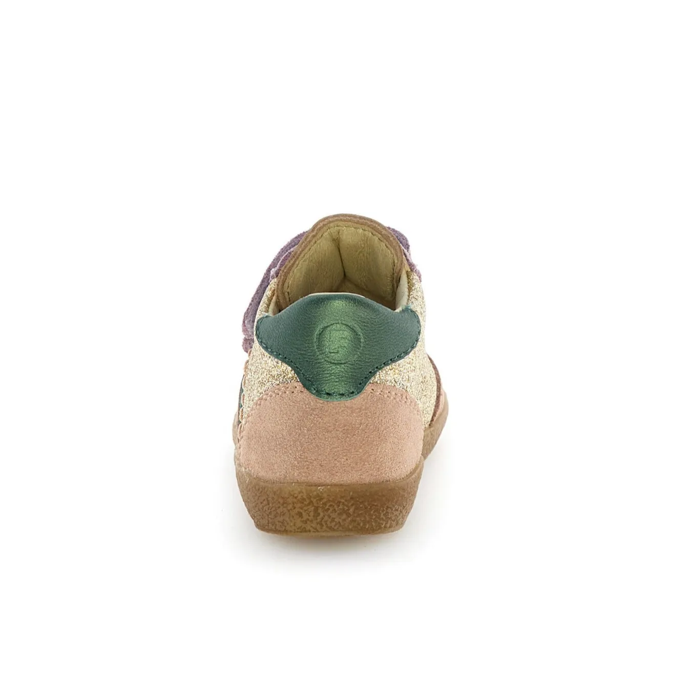 Online Shopping Falcotto Girl's Saleo Vl Casual Shoes with Hoop and Loop Fastener - Platinum/Pink