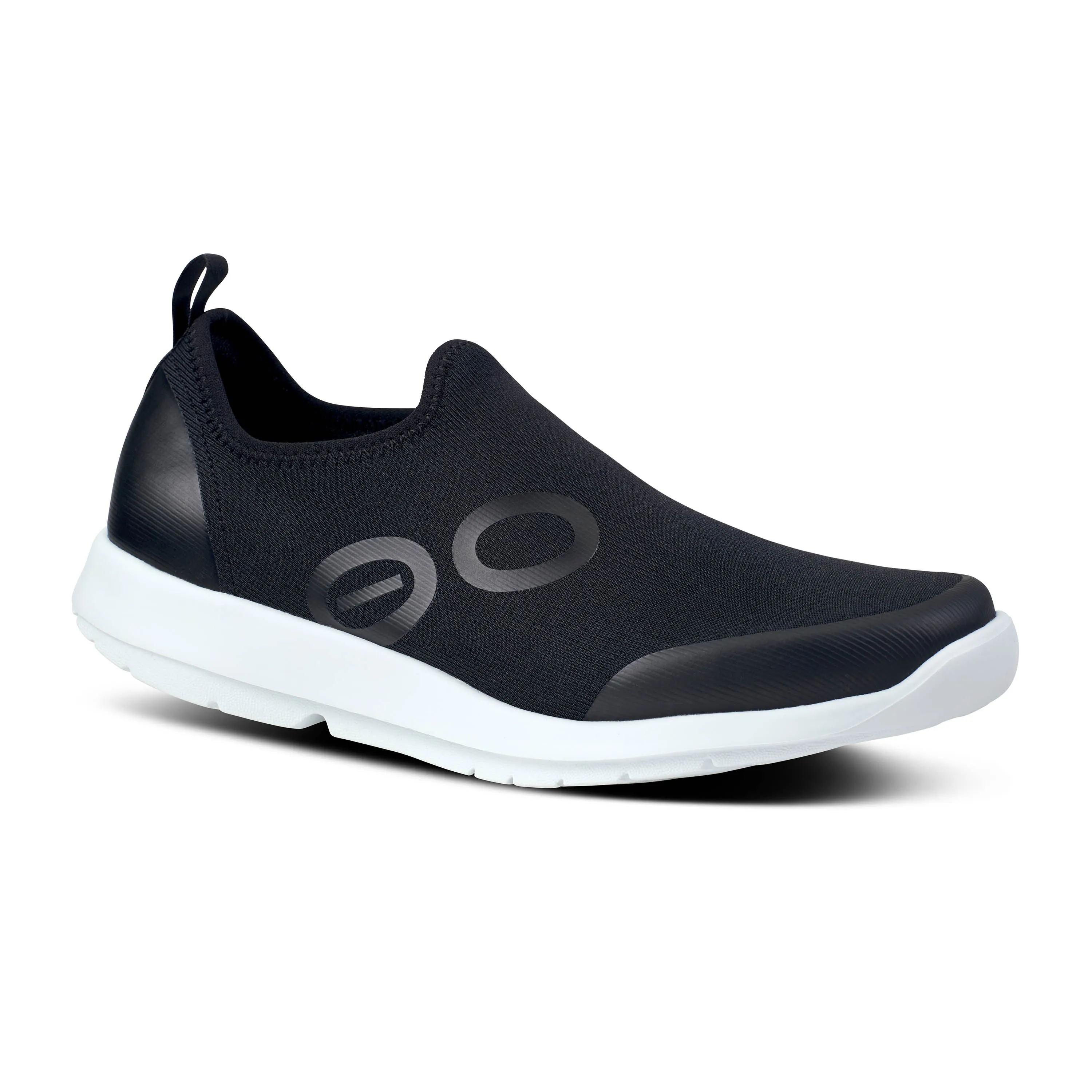 OOFOS OOMG SPORT SHOE - BLACK & WHITE - 5075WHTBLK Multi-layered