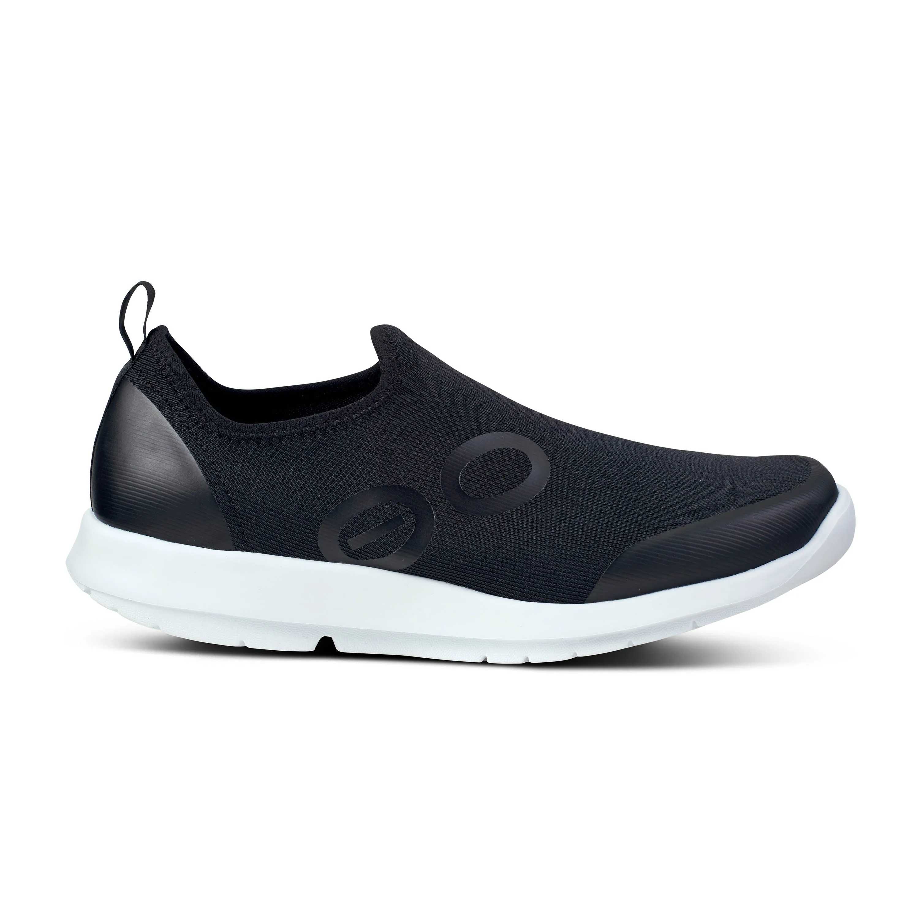 OOFOS OOMG SPORT SHOE - BLACK & WHITE - 5075WHTBLK Multi-layered