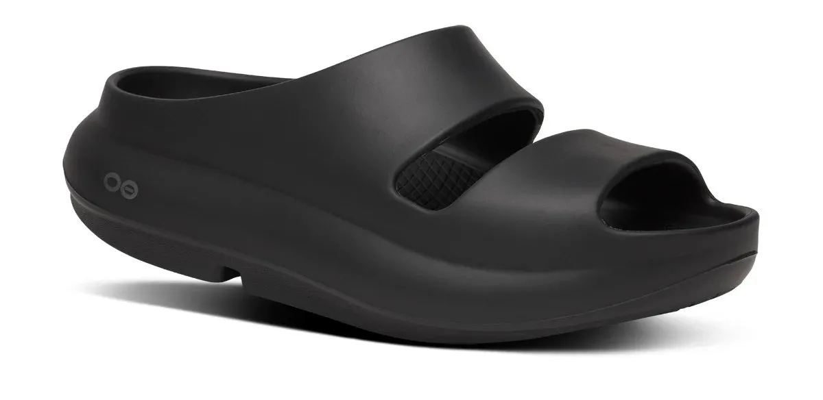 Structured grip Impact-absorbing durability OOFOS OOYEA - BLACK