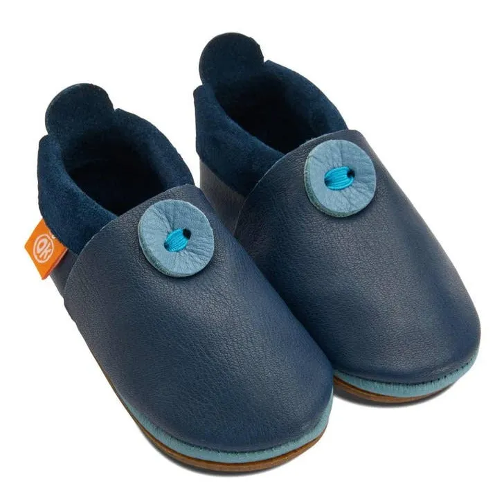 Cute kids' shoes Cool kids' shoes Orangenkinder Girl's and Boy's AMIGO Barefoot Shoes, Blue