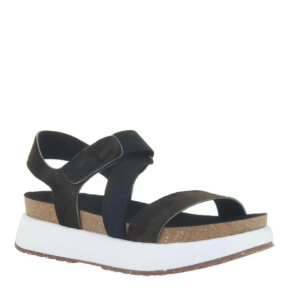 OTBT SIERRA - MILITARY GREEN Comfortable Platform Sandals