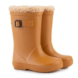 Waterproof kids' items Igor Boy's & Girl's Splash Euri Borreguito Lined Rain Boots, Caramelo