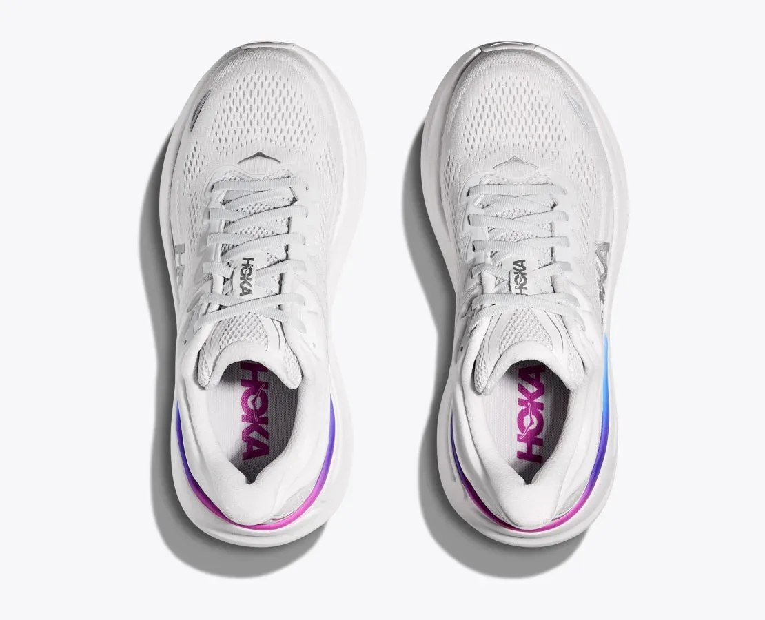 Padded Ankle Zone HOKA ONE ONE BONDI 9 - COSMIC GREY & WHITE