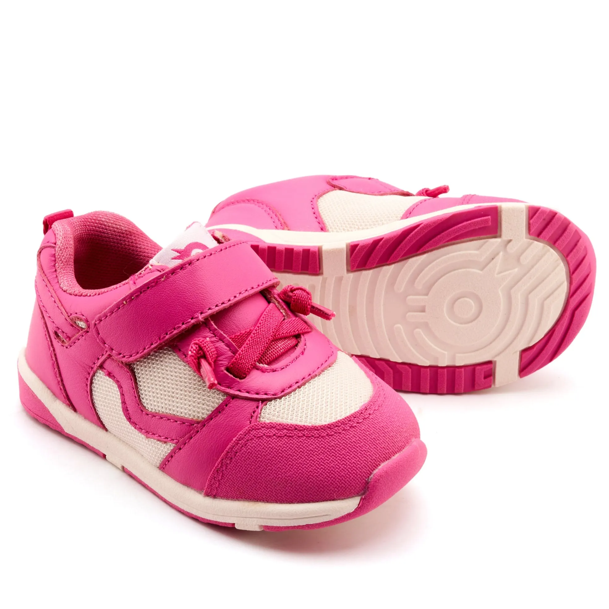 Padded collar Old Soles Girl's Fly Squad Casual Shoes - Candy / Snow