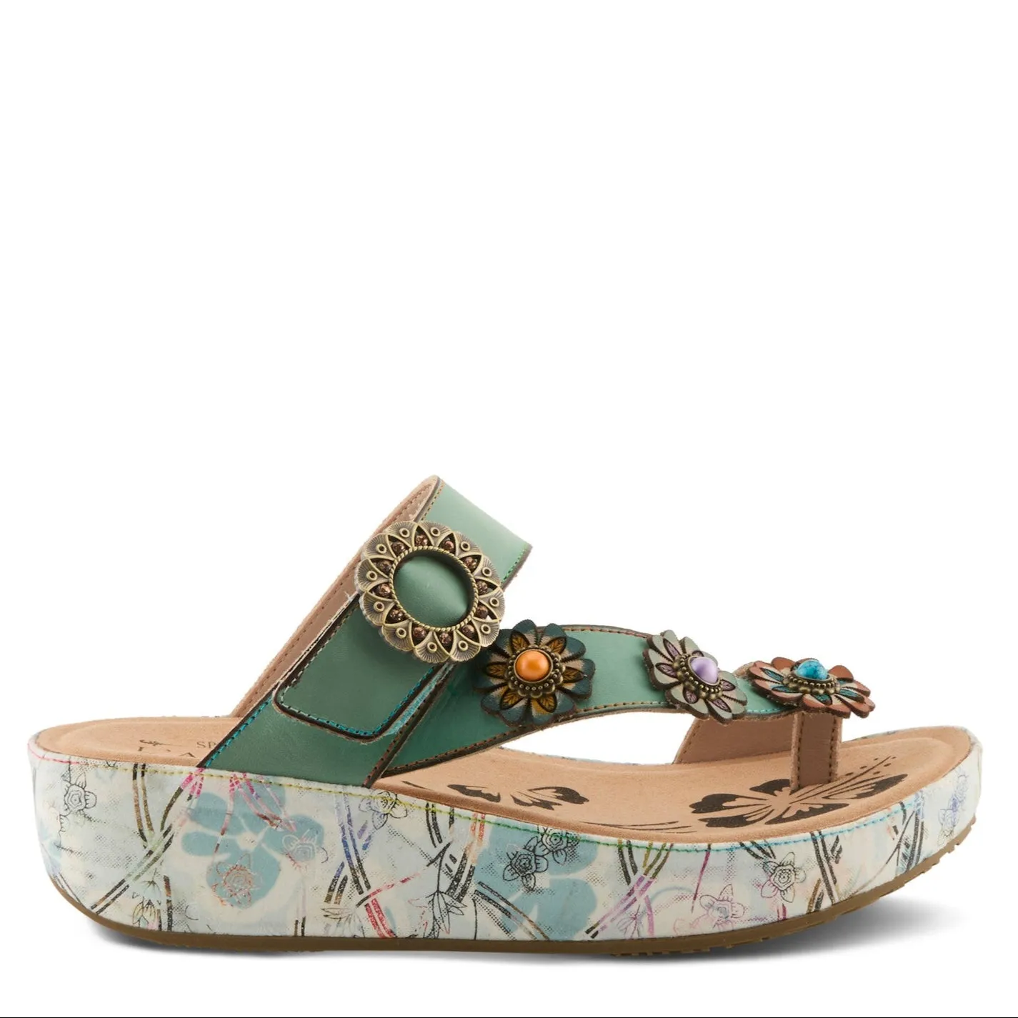 Padded Comfort SPRING FOOTWEAR BLISSBLOOM - MINT GREEN