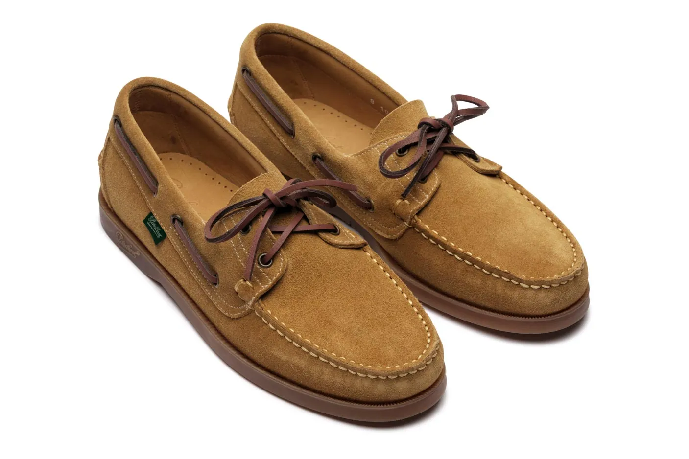 PARABOOT BARTH - Velours fauve Airflow Mesh