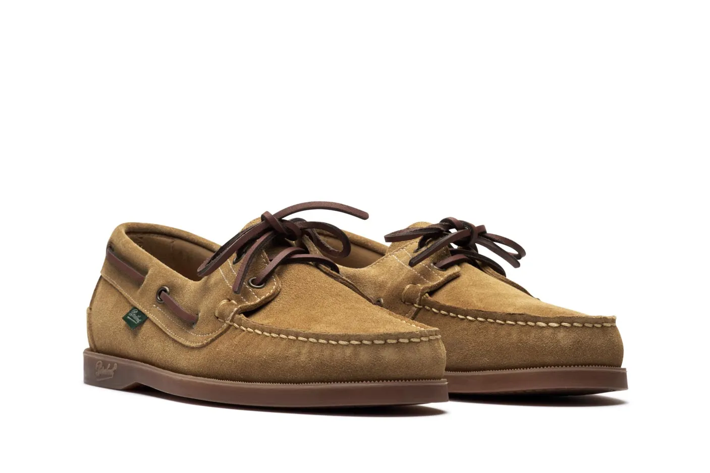 PARABOOT BARTH - Velours fauve Airflow Mesh