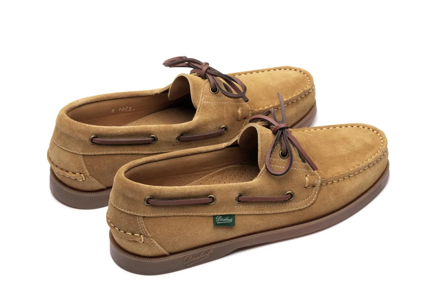 PARABOOT BARTH - Velours fauve Airflow Mesh