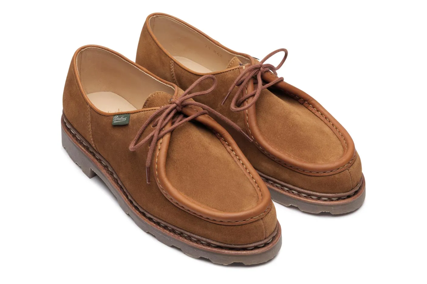 PARABOOT MICHAEL - Velours Whisky Mesh