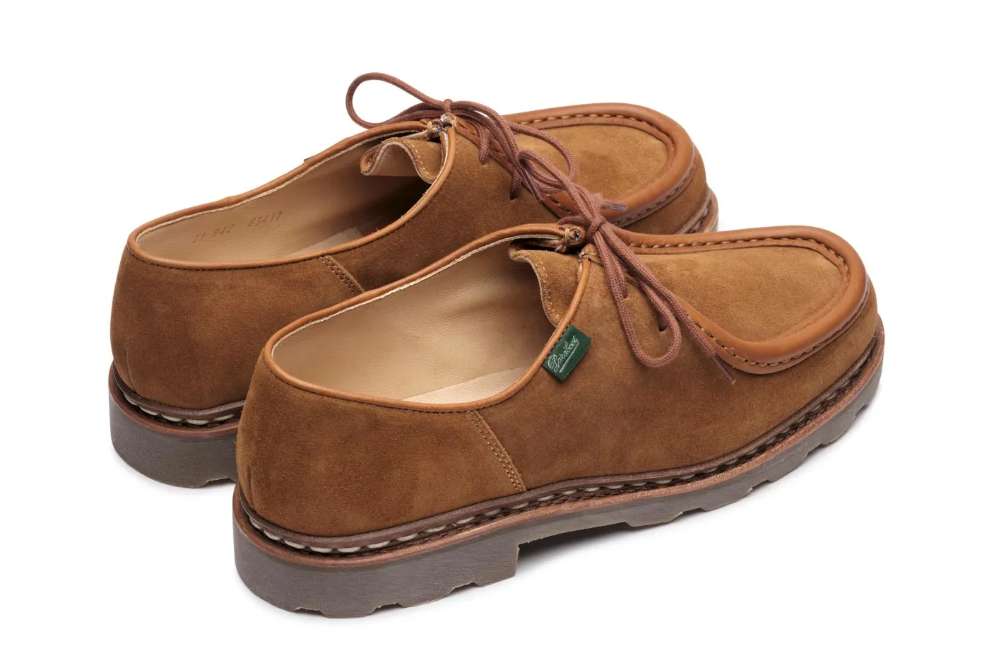 PARABOOT MICHAEL - Velours Whisky Mesh