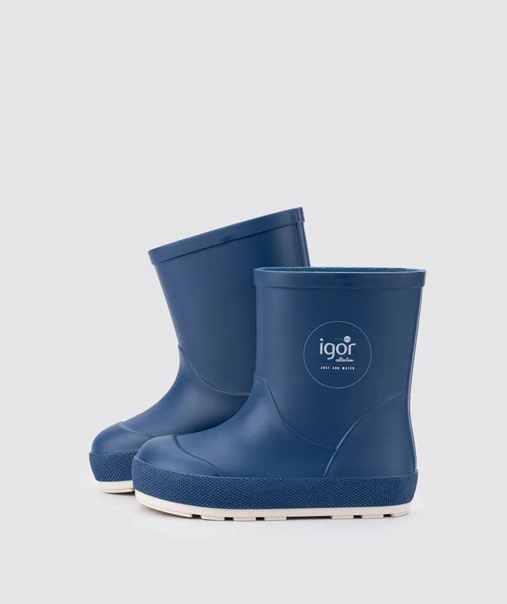 Pastel Colors Igor Yogi Nautico Barefoot Rain Boots, Jeans