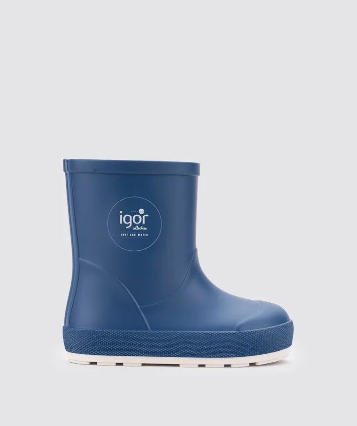 Pastel Colors Igor Yogi Nautico Barefoot Rain Boots, Jeans