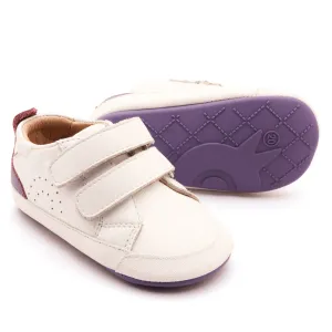 Old Soles Girl's Baby Tot Casual Shoes - Snow / Lavender Kids' party shoes