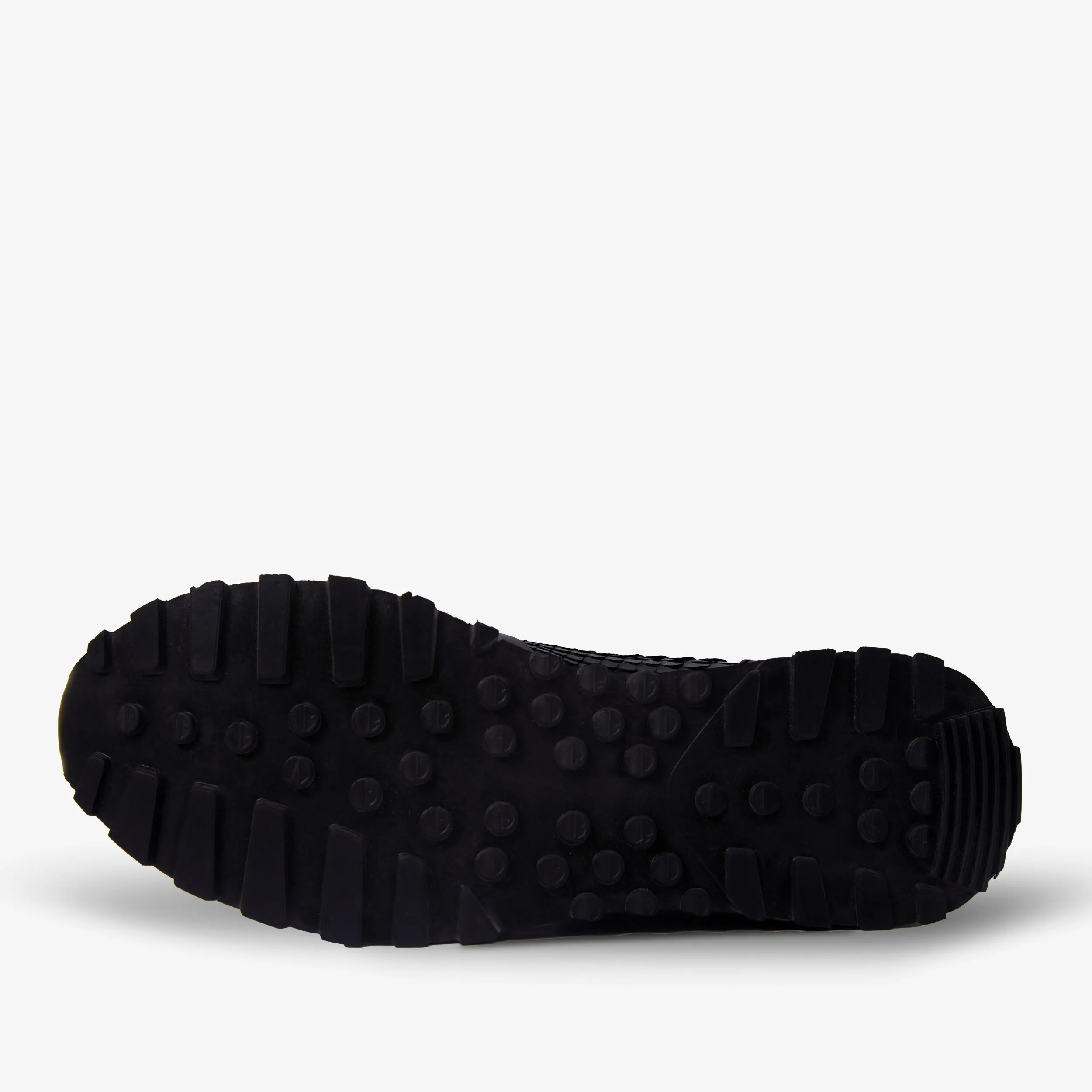 Patchwork The Boss Pyth Snk Skin Black Men Sneaker