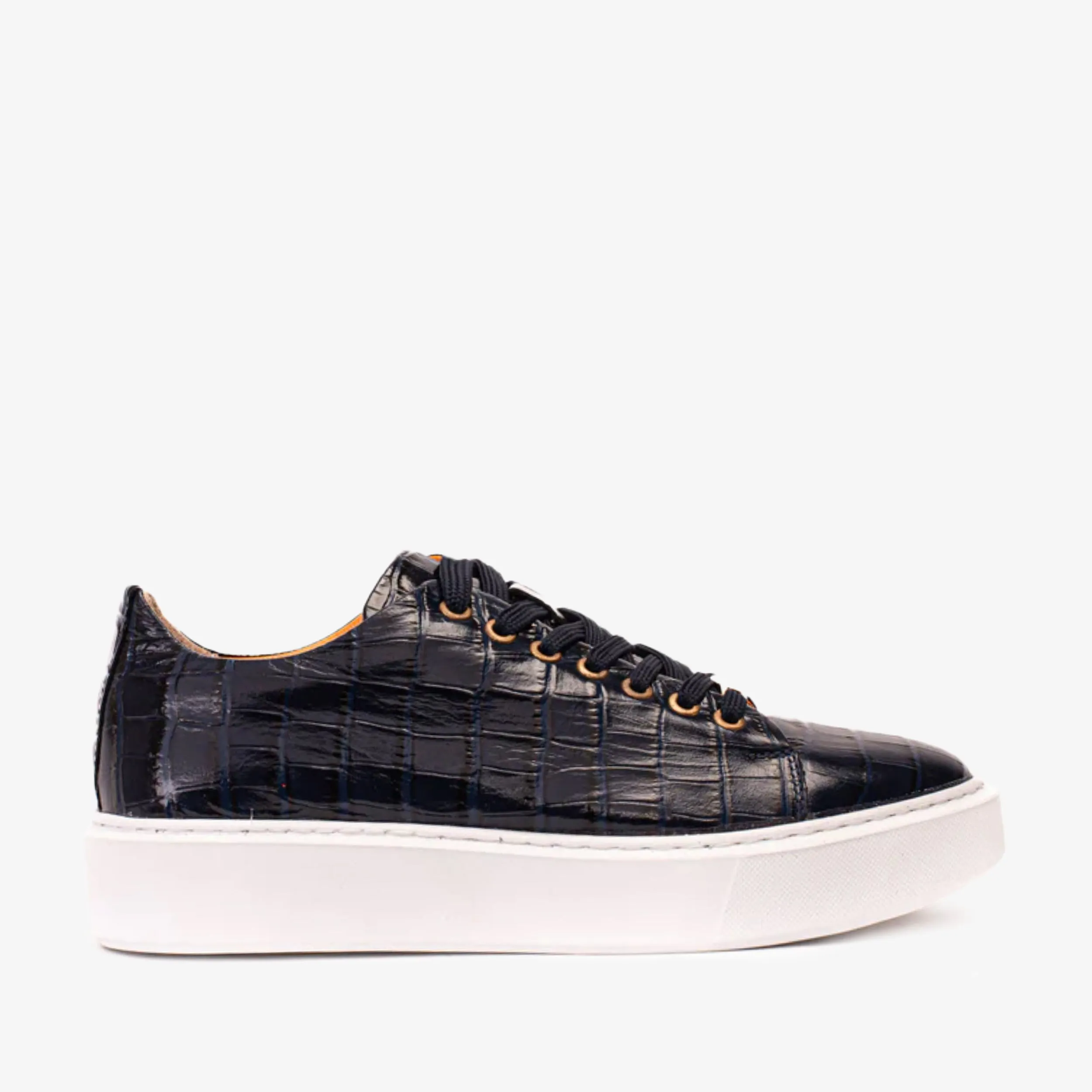 The Dublin Blue Leather Men Sneaker New York