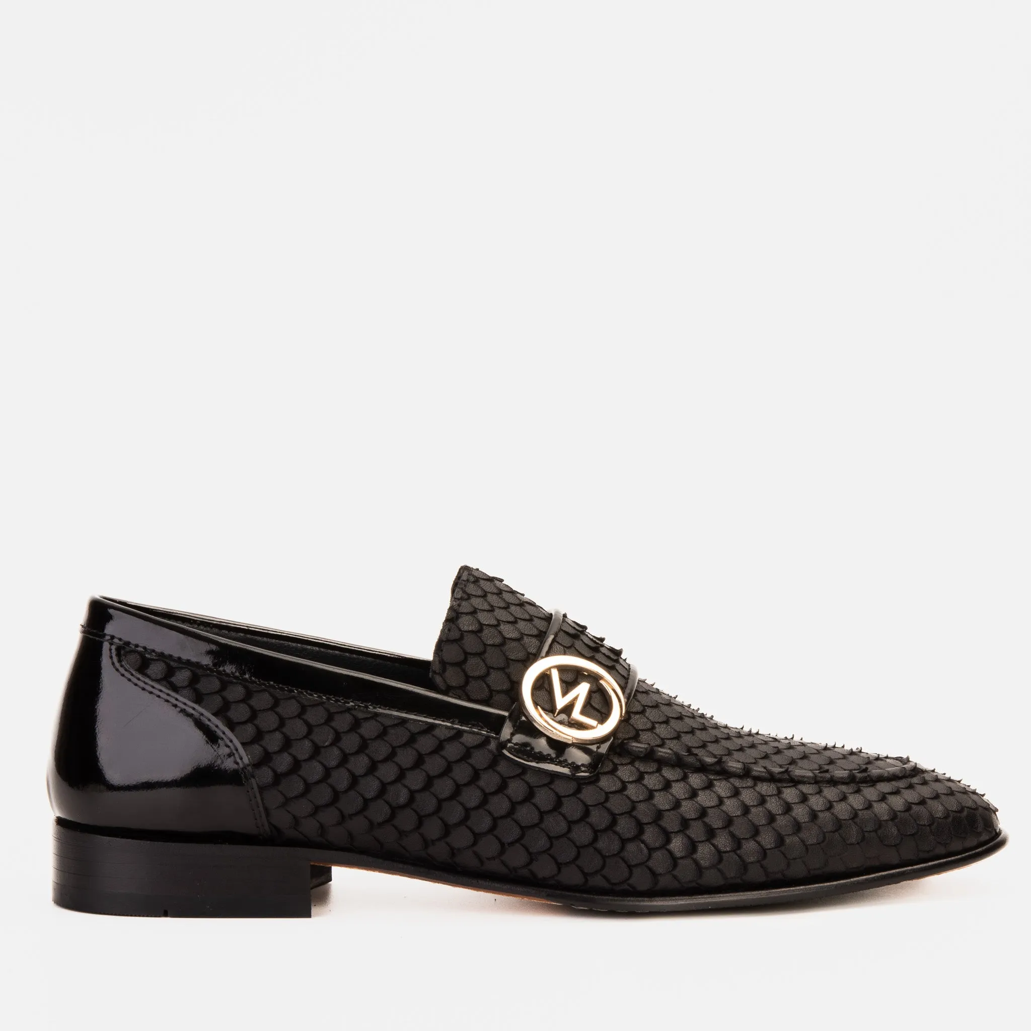 Swift Path The Monarch Black Leather Men Dress Shoe