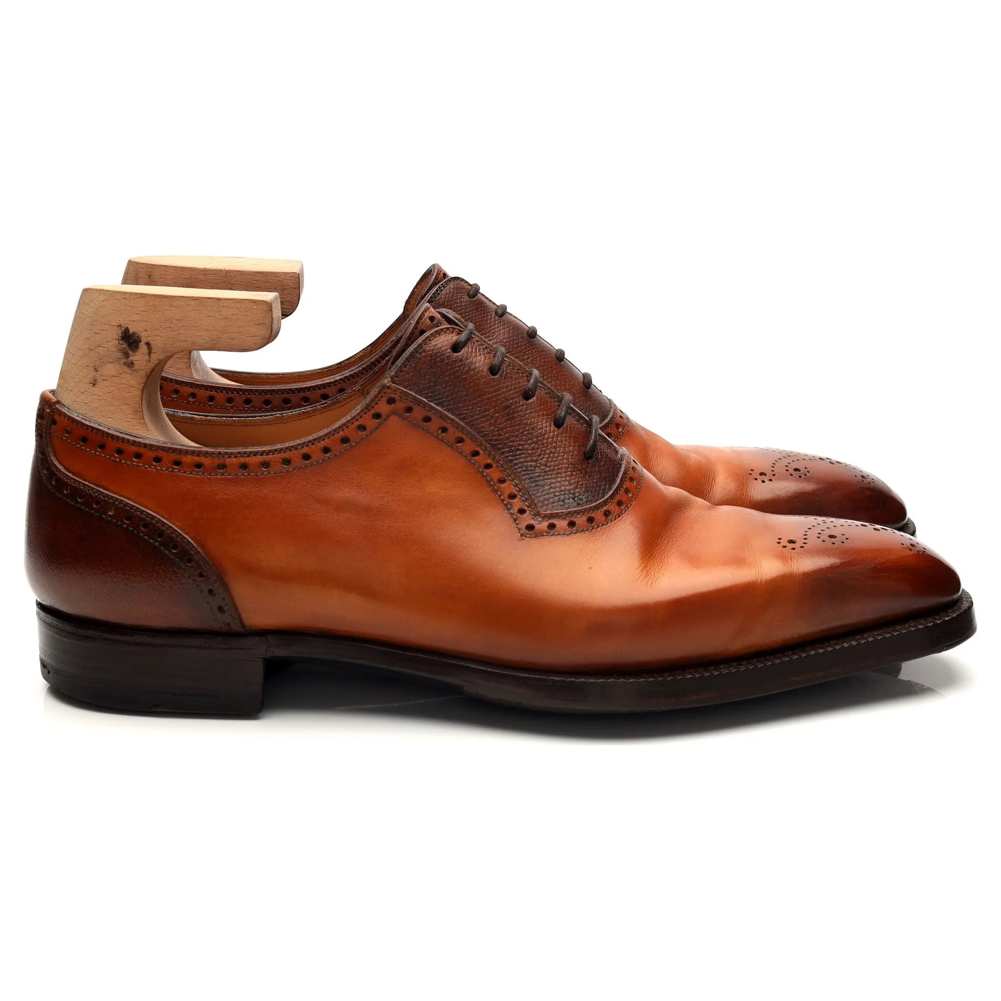 Day Wear Perfect Fit 'Hastatus' Tan Brown Leather Oxford UK 9