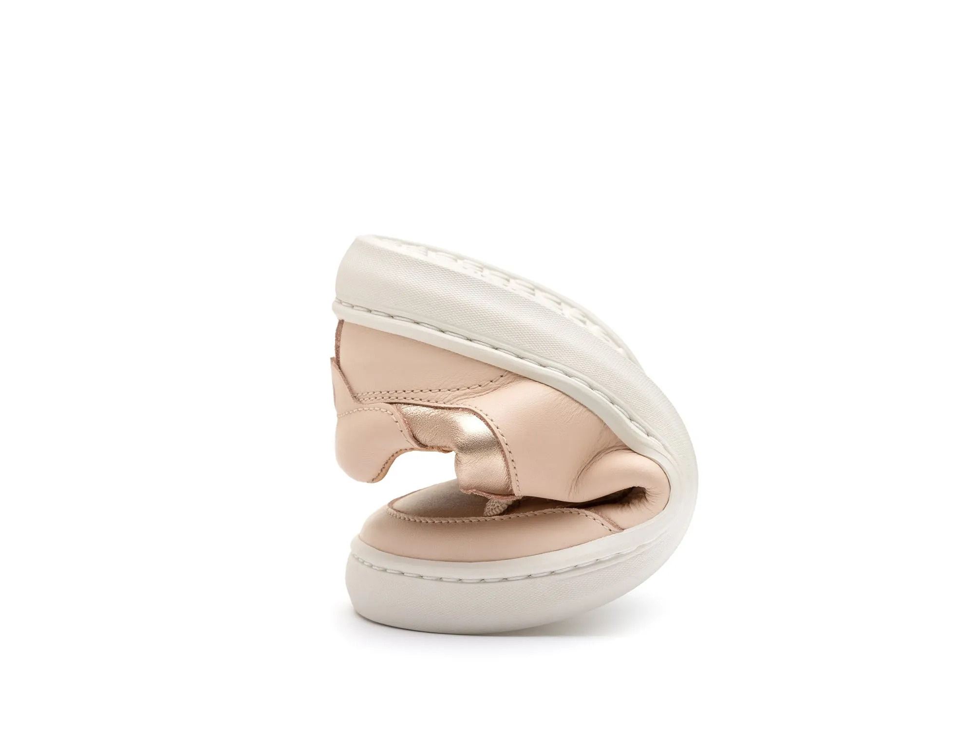 Personalized Touch Tip Toey Joey Girl's Breeze Casual Shoes - Papaya Cream / Metalic Salmon